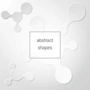 White abstract background Stock Illustration