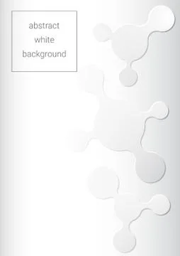 White abstract background Stock Illustration