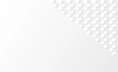 White abstract background of rectangle box underneath shadows Stock Illustration