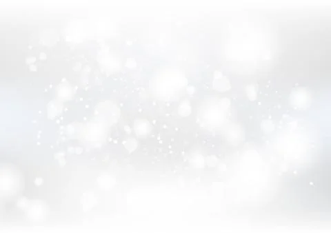 White abstract background, silver and white dust particles scatter sparkle Stock Illustration