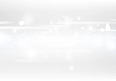 White abstract background, silver, blur motion light effect, elegant luxury Stock Illustration
