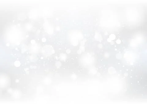 White, Abstract background, silver dust particles cluster scatter Stock Illustration