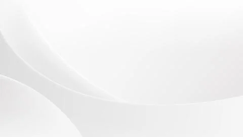 White abstract background with soft gray wave curves modern minimalist vect.. Stock Illustration