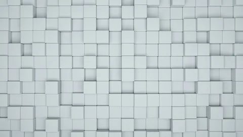 White abstract background with squares Stock Footage 108838583