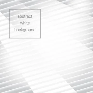 White abstract background with stripes and rays. Vector illustration Stock Illustration