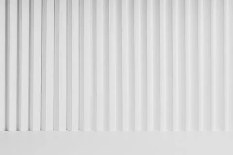 White abstract background of vertical gradient parallel lines pattern, floor, Stock Photos