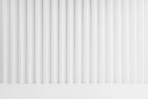 White abstract background of vertical parallel stripes pattern, floor, stage  Stock Photos