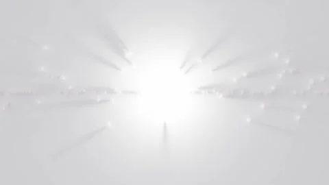 White abstract background. White spherical material arranged in long rows. Stock Footage 269453970