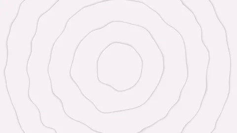 White abstract circle background, animation looping wallpaper, Suitable for Video stock 300470300