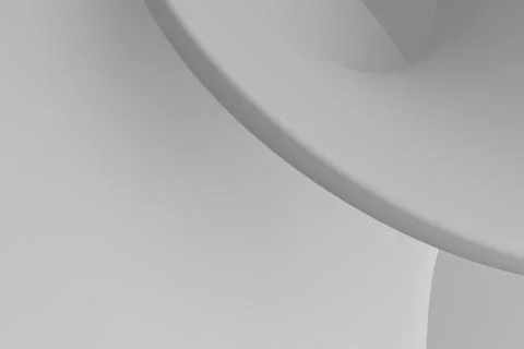 White abstract computer generated 3D distorted wave shape Stock Illustration