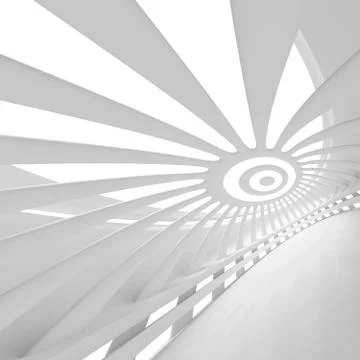 White abstract construction Stock Illustration