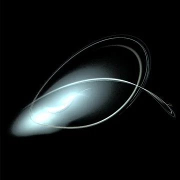 White abstract element on black background, digital graphic, background Stock Illustration