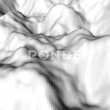 White Abstract Elevation Polygonal Background Illustrazione stock