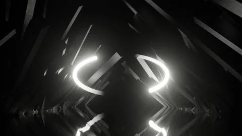 White Abstract Environment Background VJ Loop in 4K Stock Footage 304533870