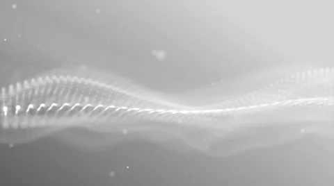 White abstract fantasy technology motion background Vidéo 65399341