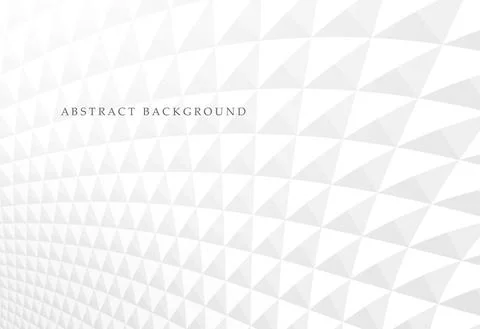 White abstract geometric background. Mosaic texture - creative 3d pattern Illustrazione stock