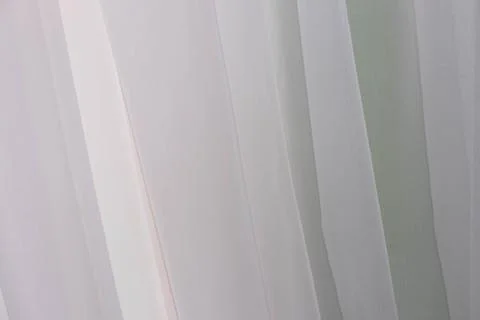 White abstract geometric background with soft lines or surfaces Stock Photos