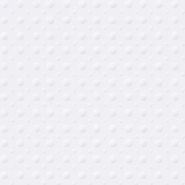 White abstract geometric background texture with circles, seamless Stock Illustration