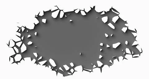 White abstract geometric polygon pattern circular dissolve with copy space .. Stock Illustration