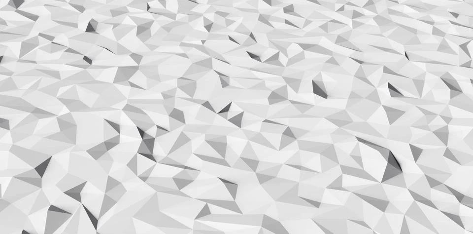 White abstract geometric polygon technology background 스톡 일러스트