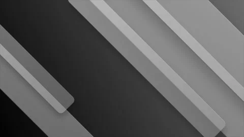 White abstract geometric rectangle shapes minimal background Stock Footage 272639657