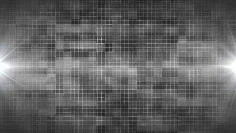 White abstract geometric shapes with optical flares technology background Stock Footage 272637656