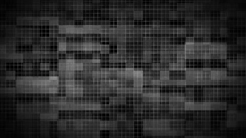White abstract geometric shapes technology, grid texture tech background Stock Footage 272637147