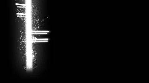 White abstract lines wipe with particles in black background Stock Footage 61469576