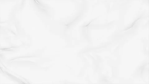 White Abstract Liquid Emulsion Surface Flow Smooth Silk Background Loop Stock Footage 267022345