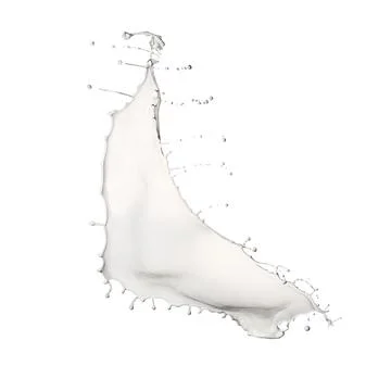 White abstract liquid splash Stock-Fotos