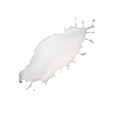 White abstract liquid splash Fotos Stock