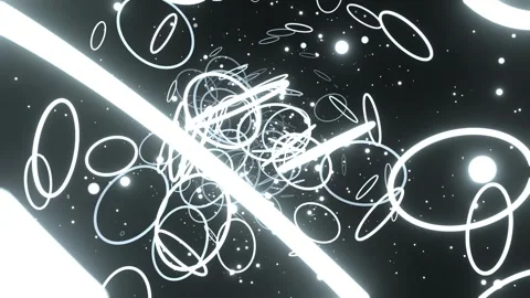 White Abstract Luminverse Background VJ Loop in 4K Stock Footage 310293952