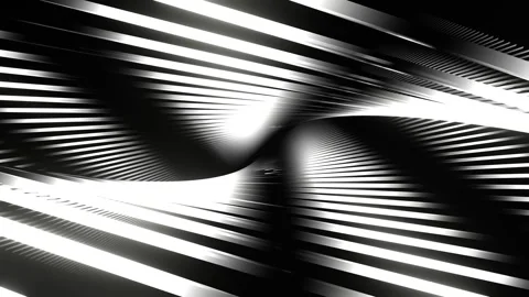 White Abstract Moving Lines Background VJ Loop in 4K Stock Footage 306644865