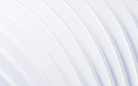 White abstract multilevel curves background, 3d rendering. Stock Illustration