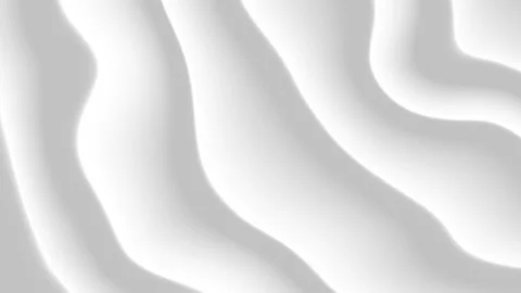 White abstract pattern of liquid ripples. White waves seamless loop animation. B Stock Footage 152436769