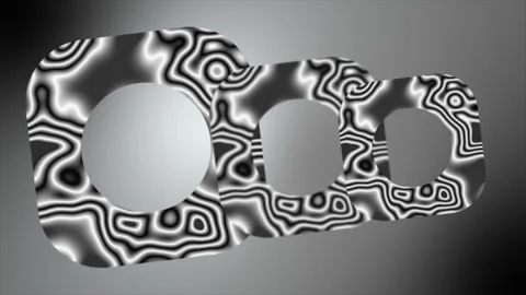 White abstract pattern rotating square background Stock Footage 222031271