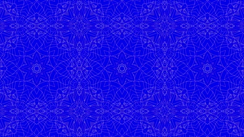 White abstract pattern warped on a blue background. abstract animation. 3d rende Stock Footage 101489746