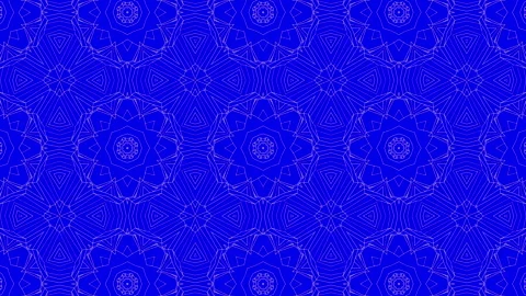White abstract pattern warped on a blue background. abstract animation. 3d rende Stock Footage 101489981