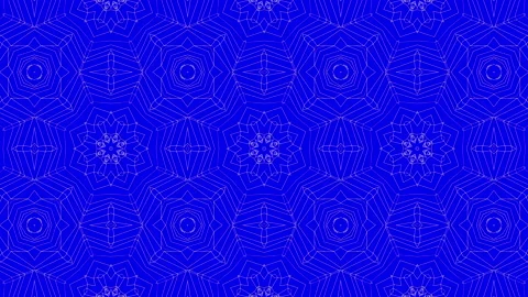 White abstract pattern warped on a blue background. abstract animation. 3d rende Stock Footage 101490078