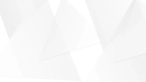 White abstract polygon paper background folded shapes, gentle shadows, clean min Stock Footage 340397668