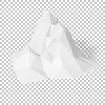 White Abstract Polygonal Background Stock Illustration