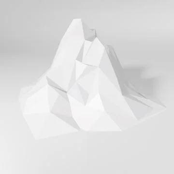 White Abstract Polygonal Background Stock Illustration