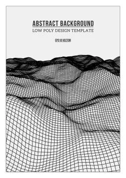 White Abstract Polygonal Background Stock Illustration