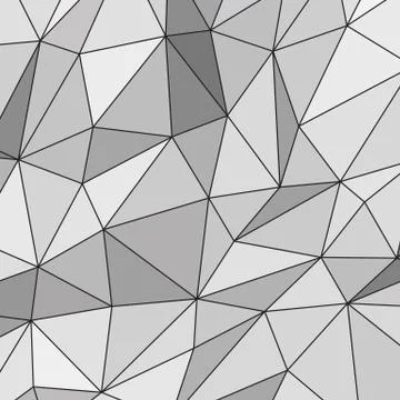 White Abstract Polygonal Background Stock Illustration