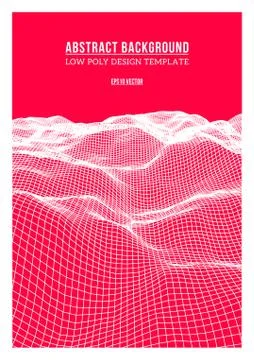 White Abstract Polygonal Background Stock Illustration