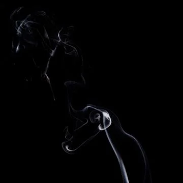 White abstract smoke Stock Photos
