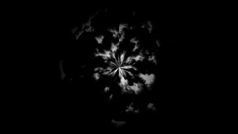 White abstract starburst design on solid dark background Stock Footage 328303819
