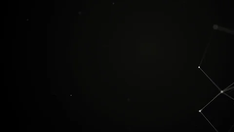 White abstract technology and caliginous background with plexus elements and Stock Footage 105663689