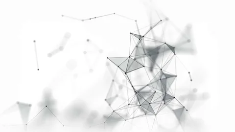 White abstract technology and engineering motion background Video stock 71675422