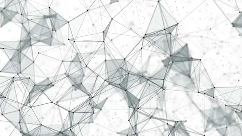 White abstract technology and engineering motion background Vidéo 80986333